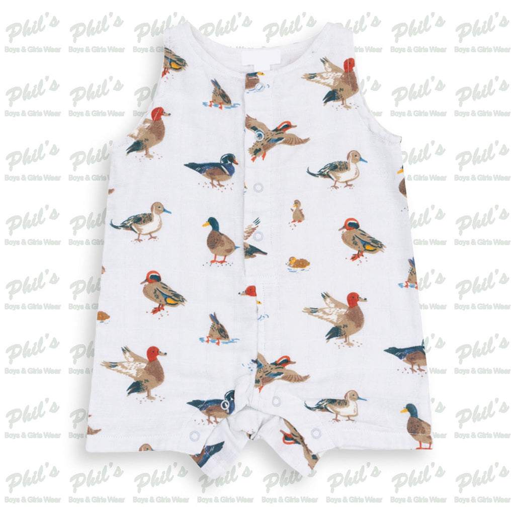 Mallard Muslin Sleeveless Shortall