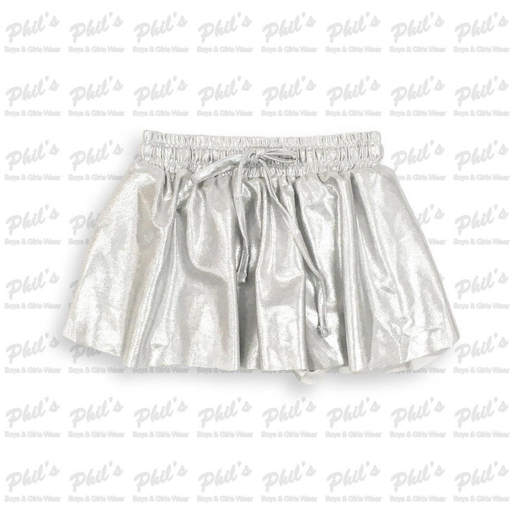 Silver Shimmer Butterfly Shorts