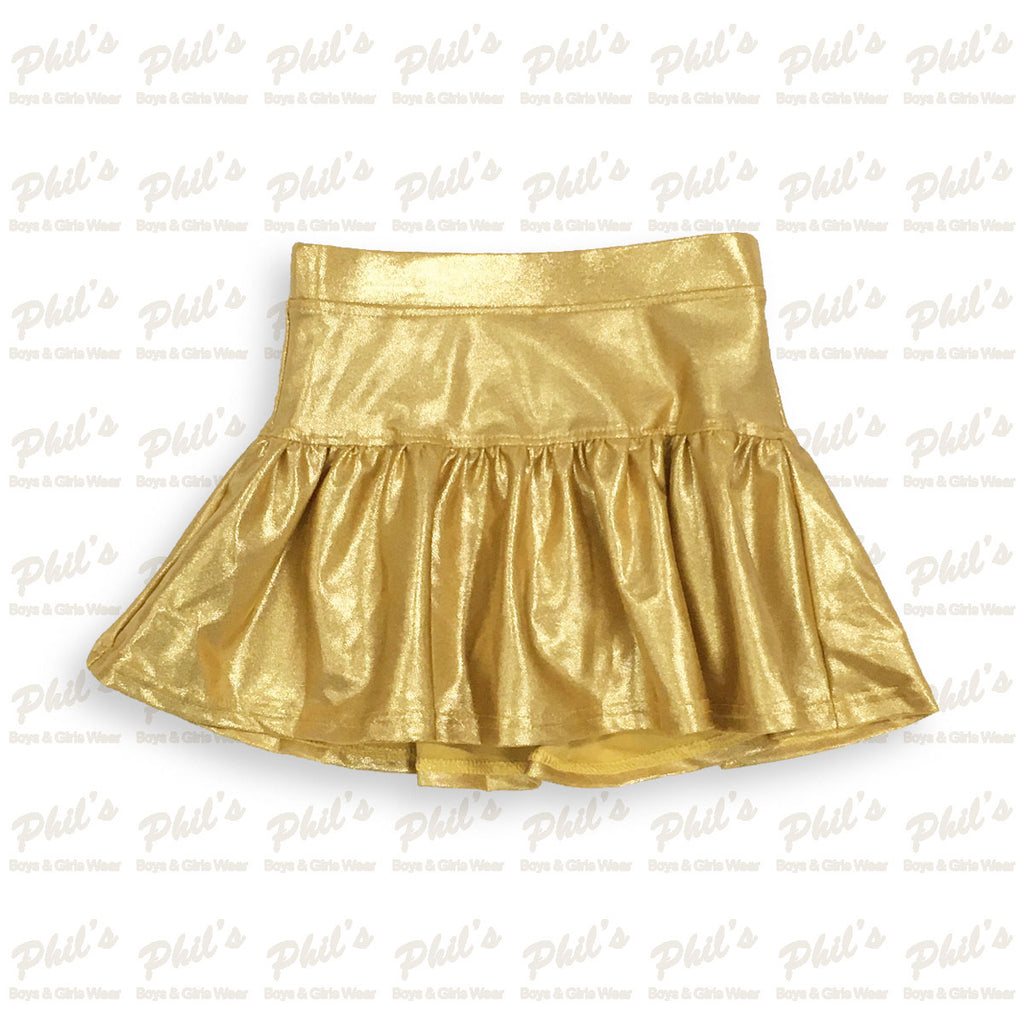 Gold Shimmer Skort