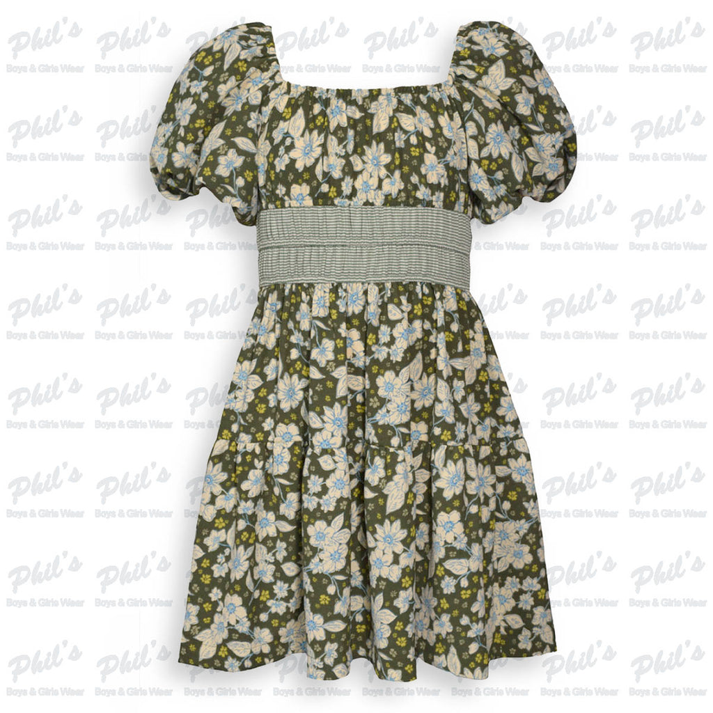 Green Floral Dress