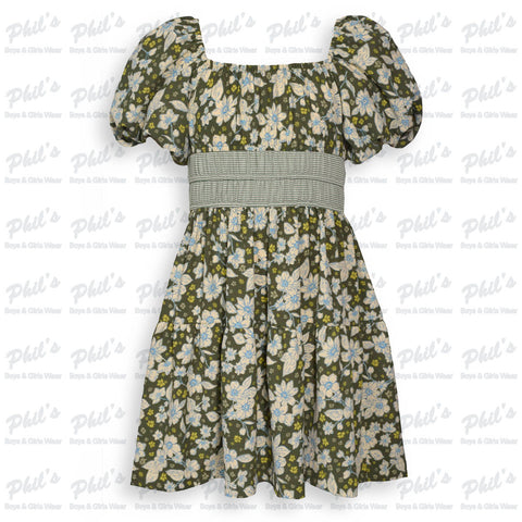 Green Floral Dress