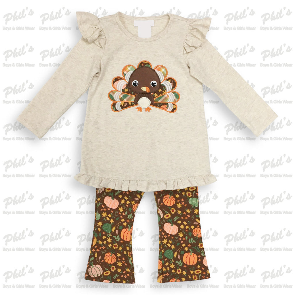 Turkey Appliqué Tunic Legging Set