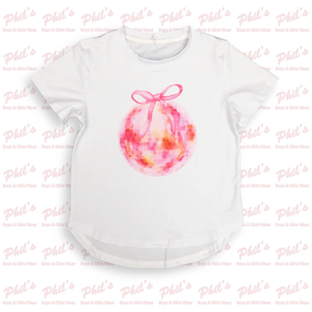 Pink Disco Ball Performance Tee