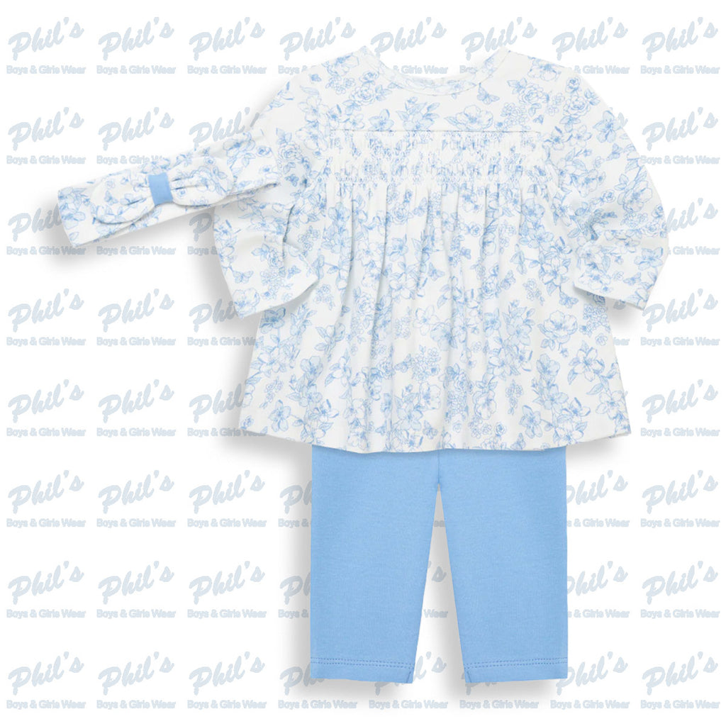 Blue Rose Tunic Legging Set