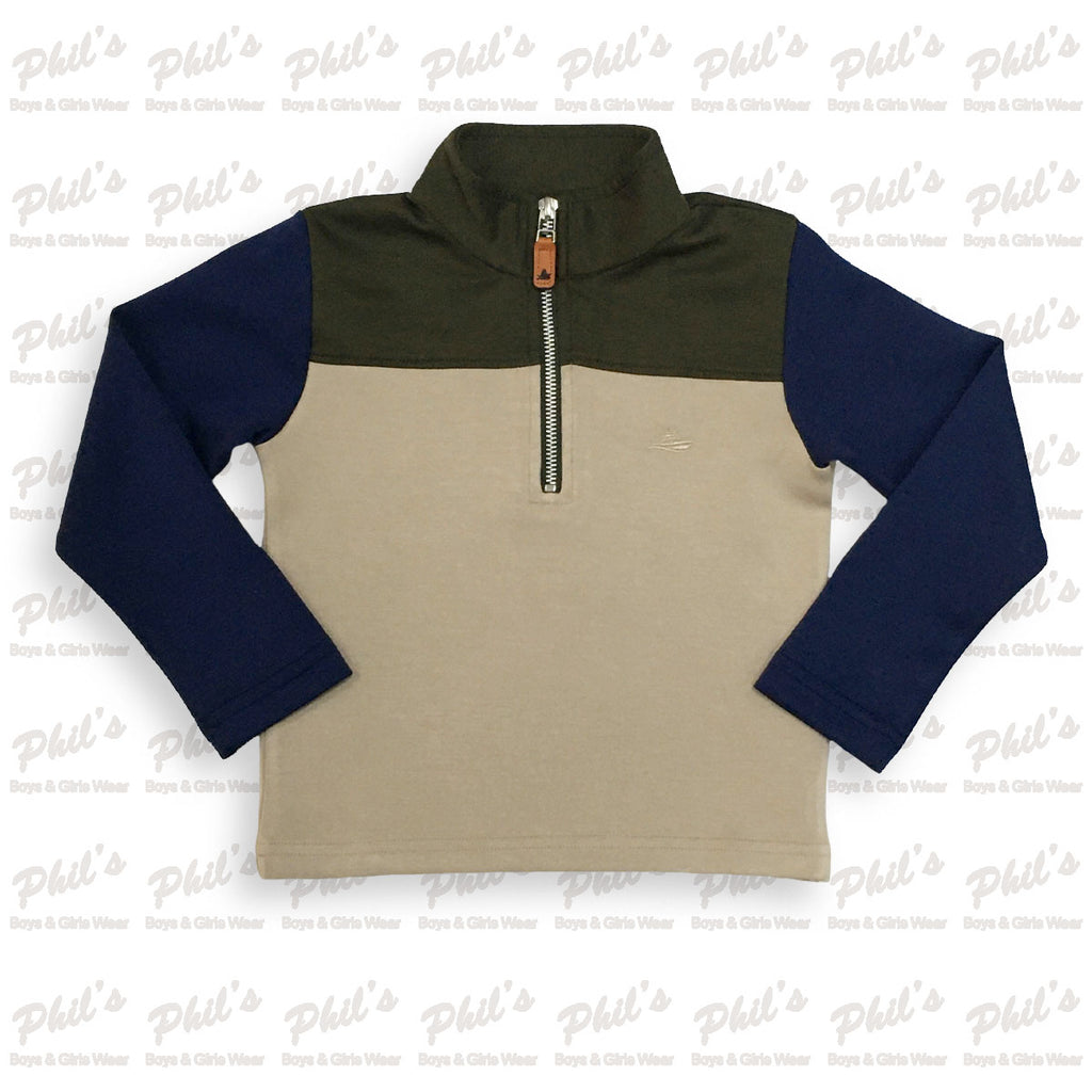 Southbound Color Block Performance Quarter Zip Pull Over Jacket