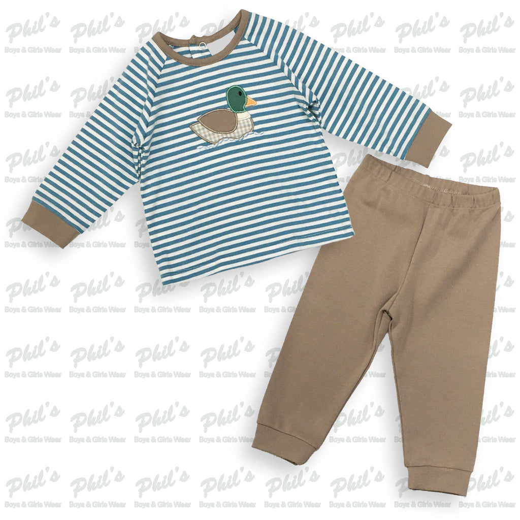 Mallard Duck Appliqué Jogger Set