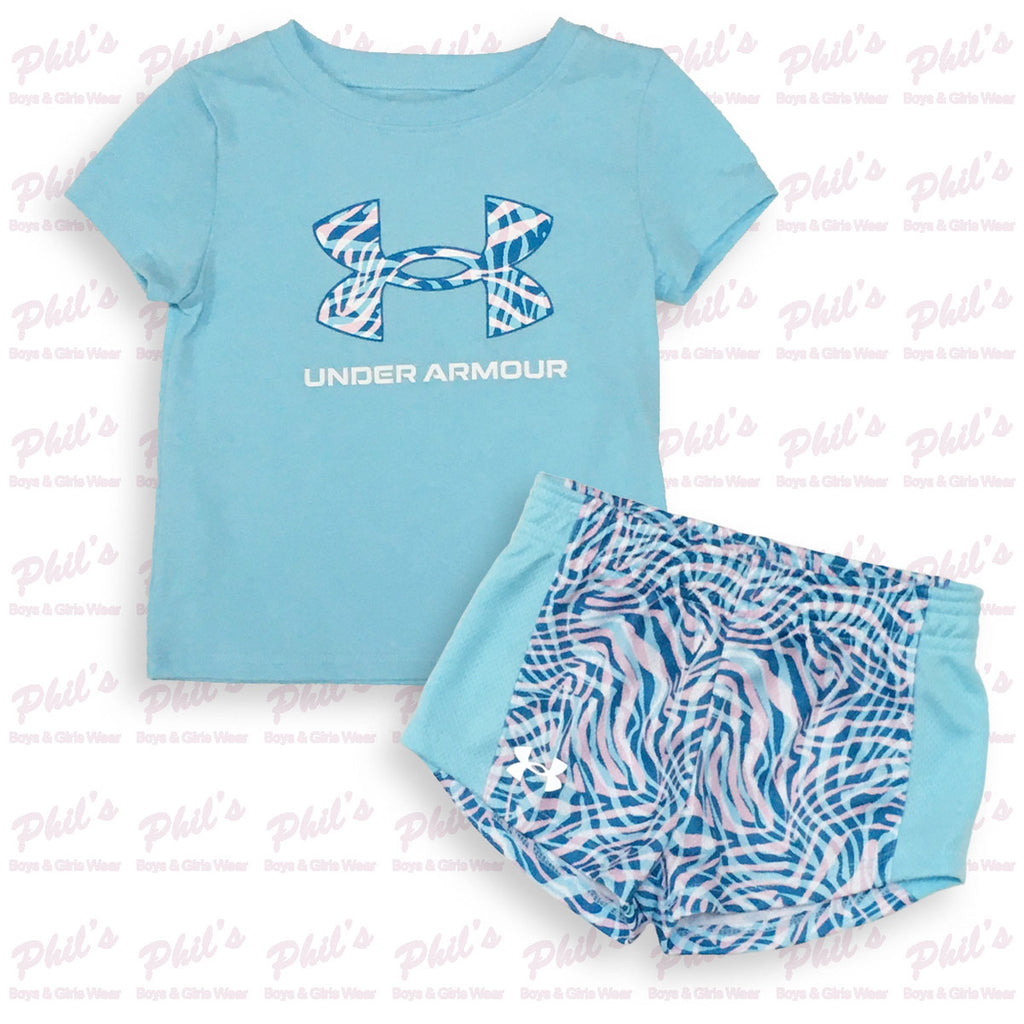 Under Armour Aqua Blue Short Set