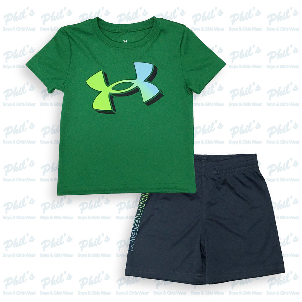 Under Armour Performance Green Short Set