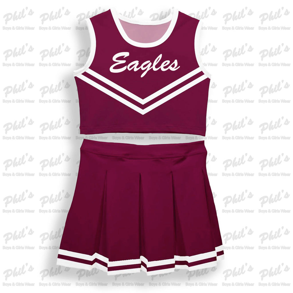 Eagles 2 Piece Dry-Fit Cheer Uniform