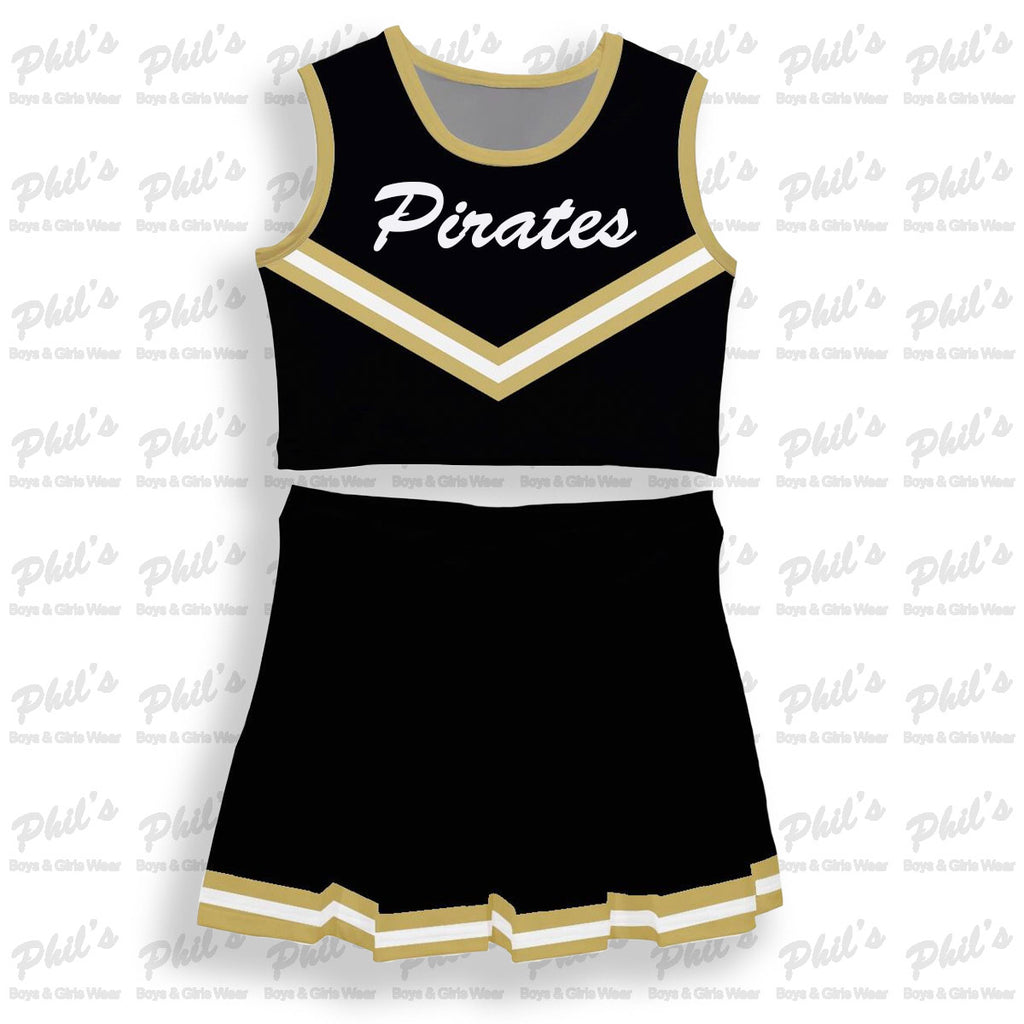 Pirates 2 Piece Dry-Fit Cheer Uniform