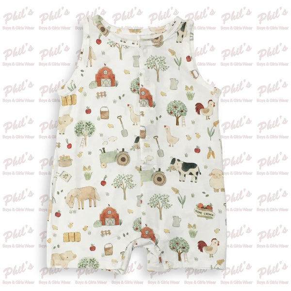 Farm Bamboo Romper
