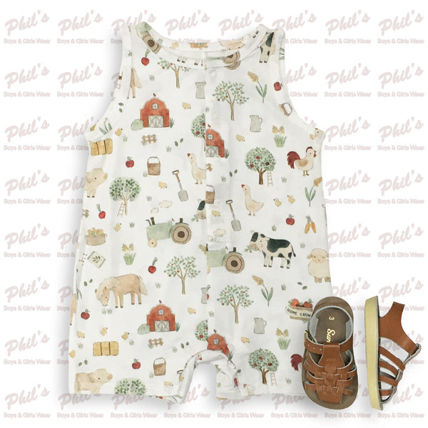 Farm Bamboo Romper