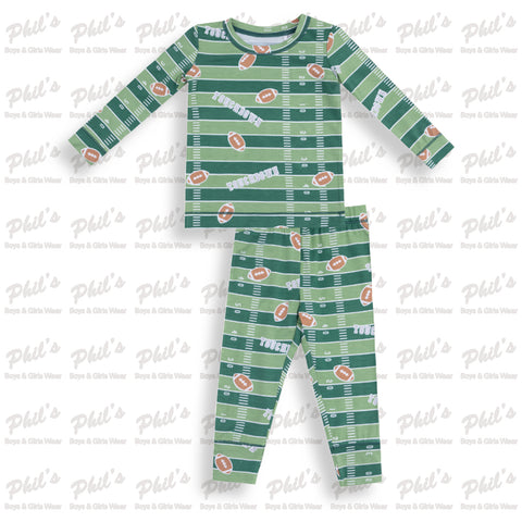 Glow in the Dark Football Bamboo Pajama