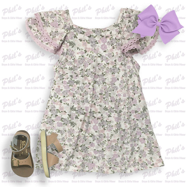Lavender Floral Bamboo Dress