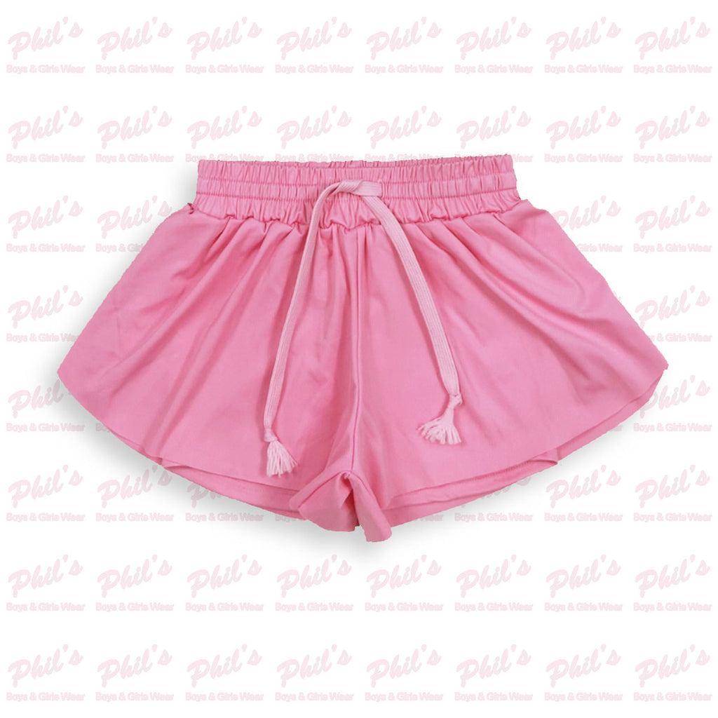 Light Pink Performance Butterfly Shorts
