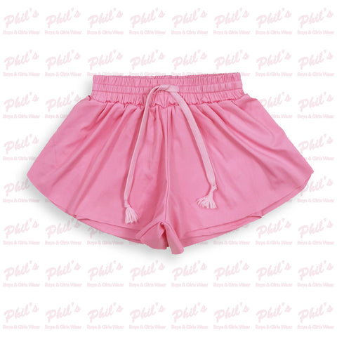 Light Pink Performance Butterfly Shorts