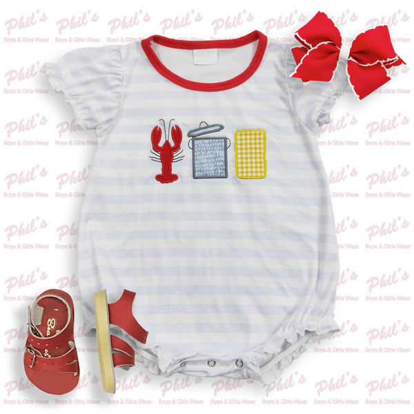 Crawfish Appliqué Bubble