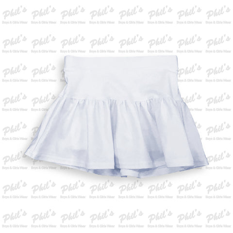 White Shimmer Skort