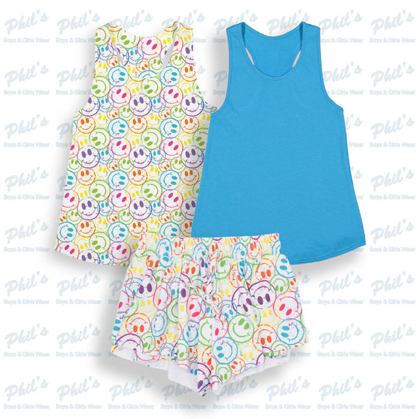 Rainbow Smiley Face Butterfly / Flutter Shorts