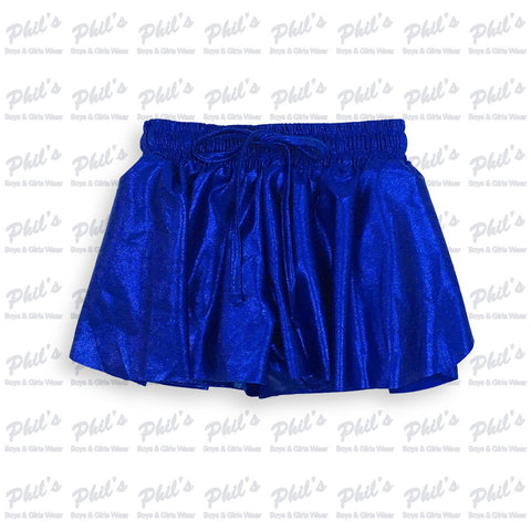 Royal Blue Shimmer Butterfly Shorts