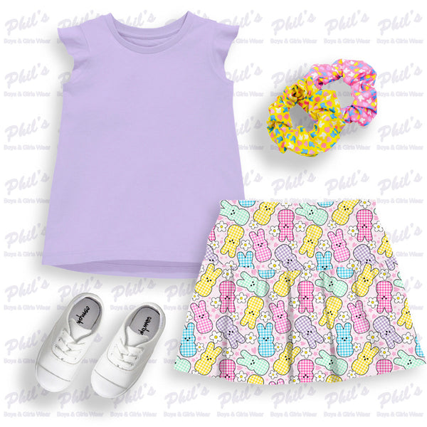 Lavender Ruffle Top