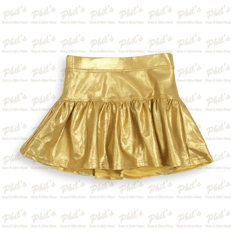 Gold Shimmer Skort