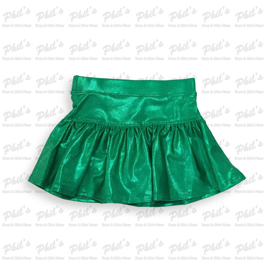 Green Shimmer Skort