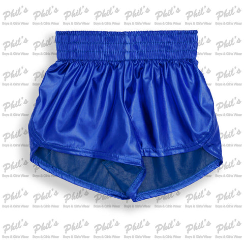 Royal Blue Metallic Shorts