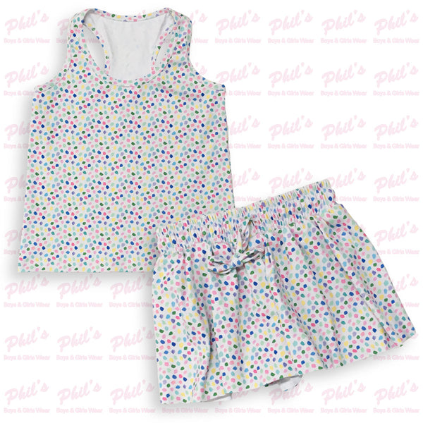 Ditzy Dots Performance Butterfly Shorts