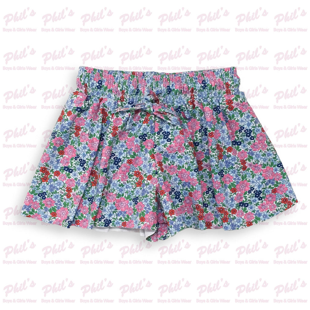 Floral Performance Butterfly Shorts