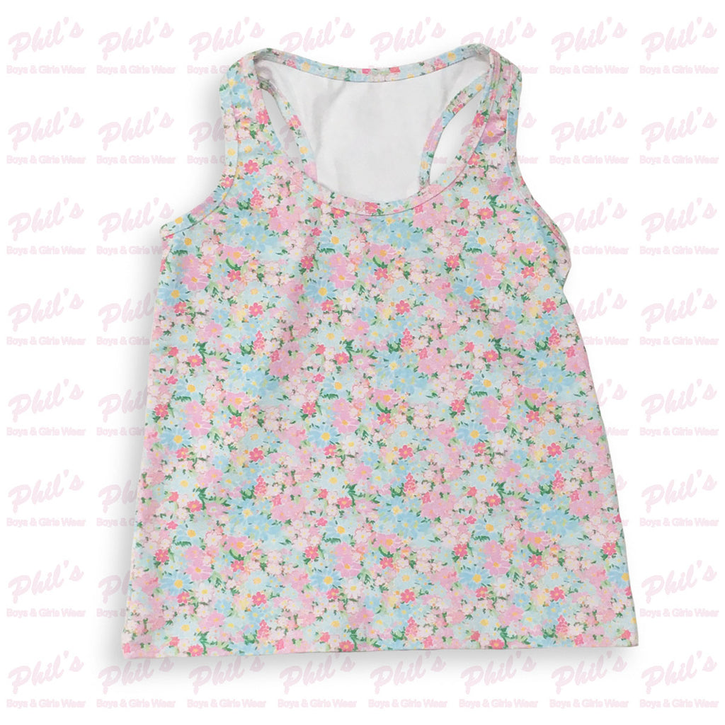 Pastel Floral Performance Tank