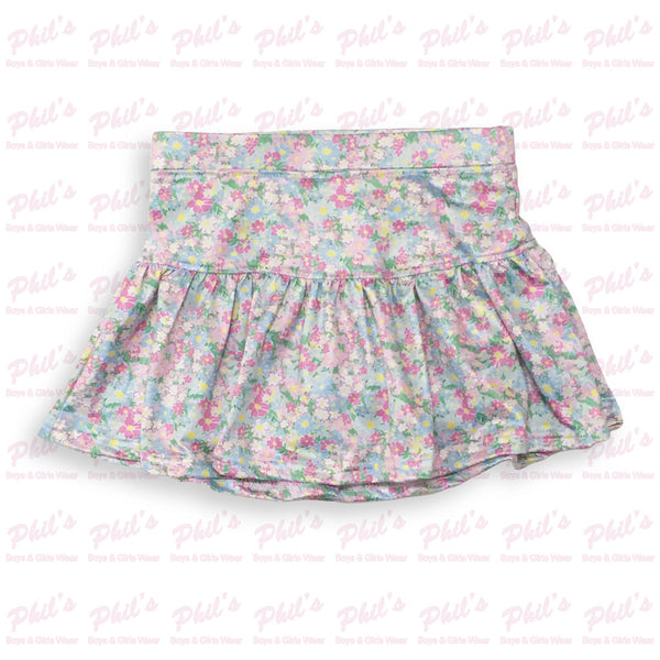 Pastel Floral Performance Skort