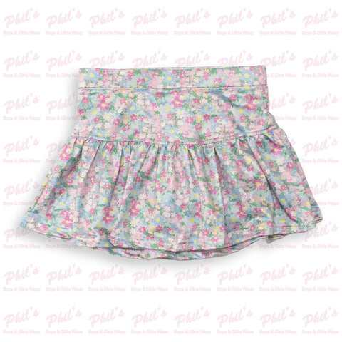 Pastel Floral Performance Skort