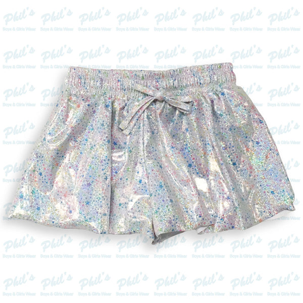 Shimmer Rainbow Stars Performance Butterfly Shorts