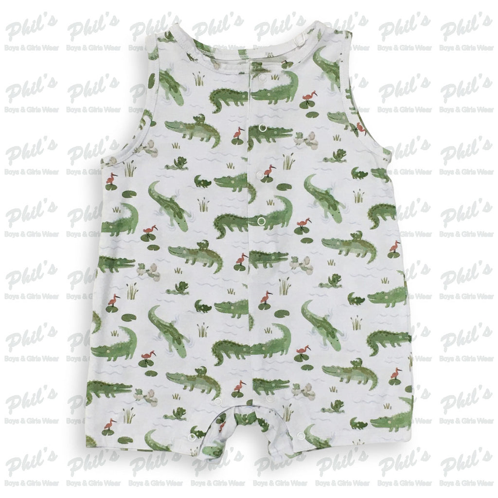 Alligator Bamboo Romper
