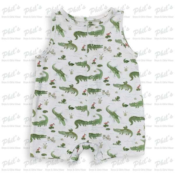 Alligator Bamboo Romper