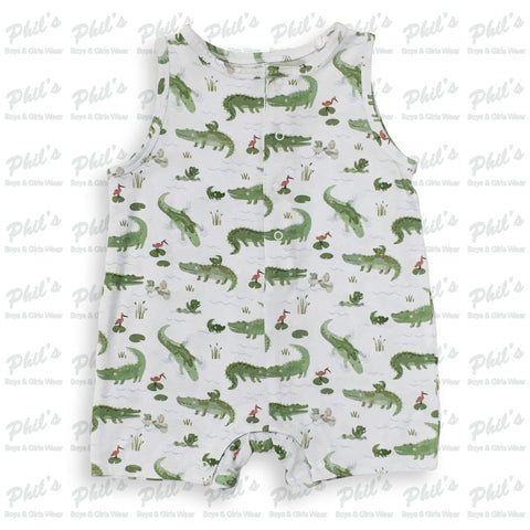 Alligator Bamboo Romper