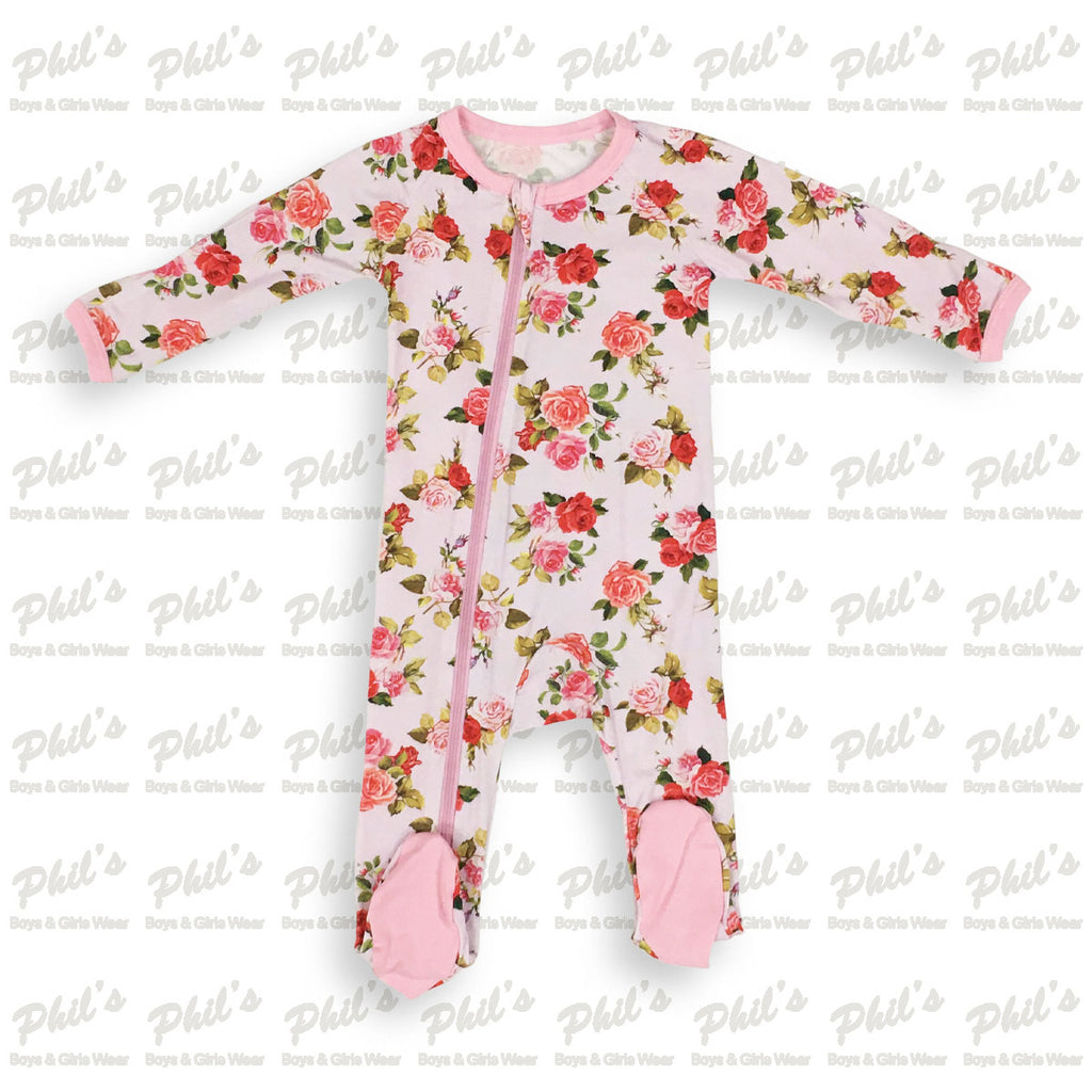 Rose Bamboo Footie