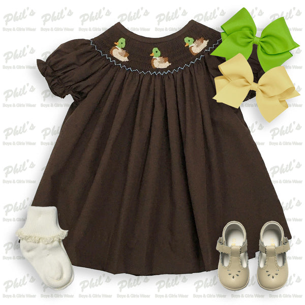 Mallard Duck Smock Dress