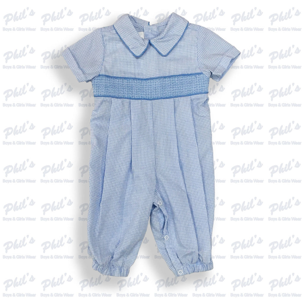 Baby Blue Smocked Longall