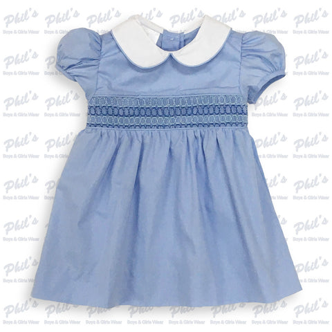 Blue Smock Dress