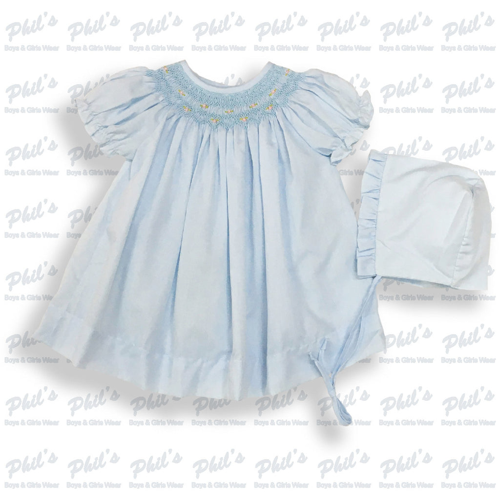 Blue Smock Dress