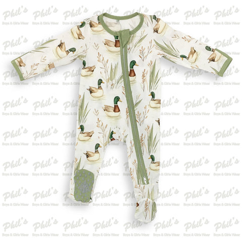 Mallard Duck Bamboo Footie