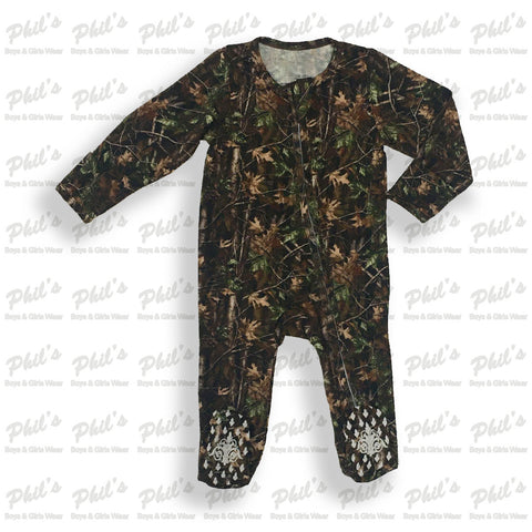 Camo Bamboo Footie