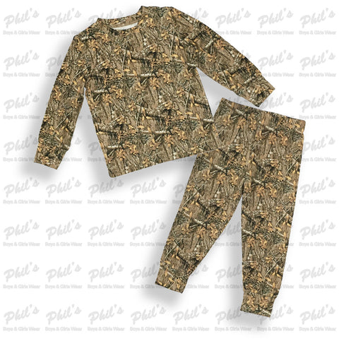 Boys' Camouflage Bamboo Pajama
