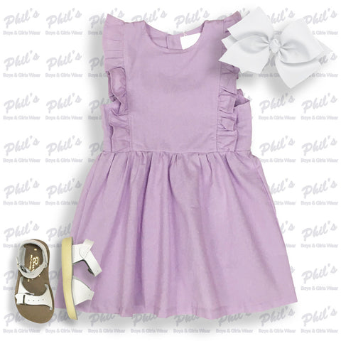 Lavender Linen Dress