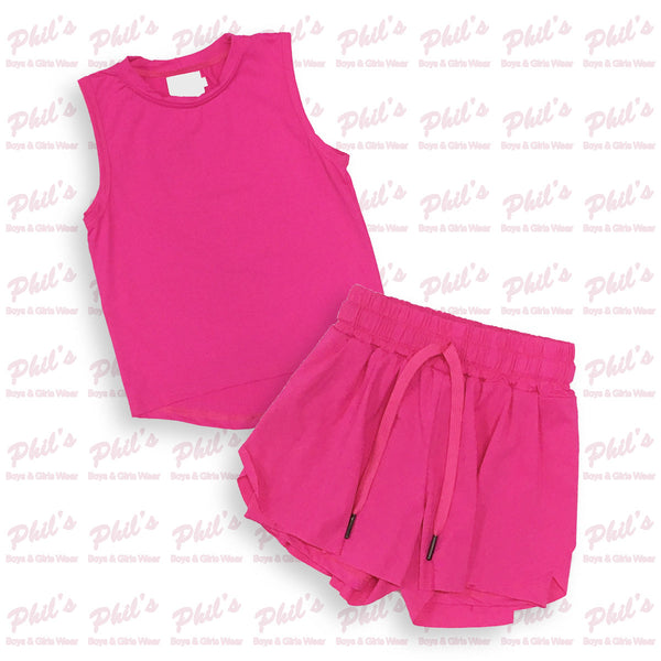 Neon Pink Performance Tank