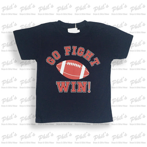 Navy & Red GO, FIGHT, WIN! Tee