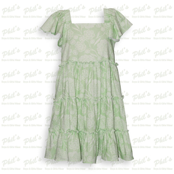 Green Floral Dress