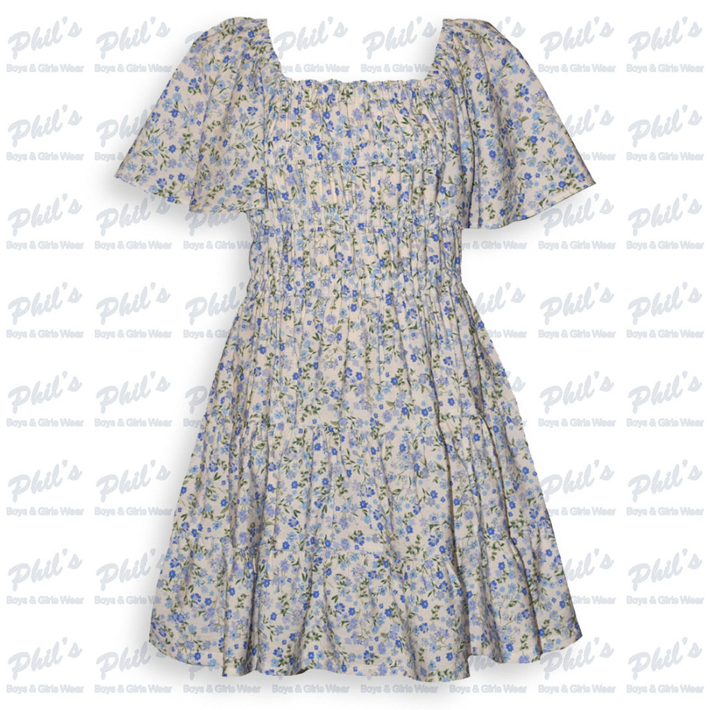 Blue Floral Dress